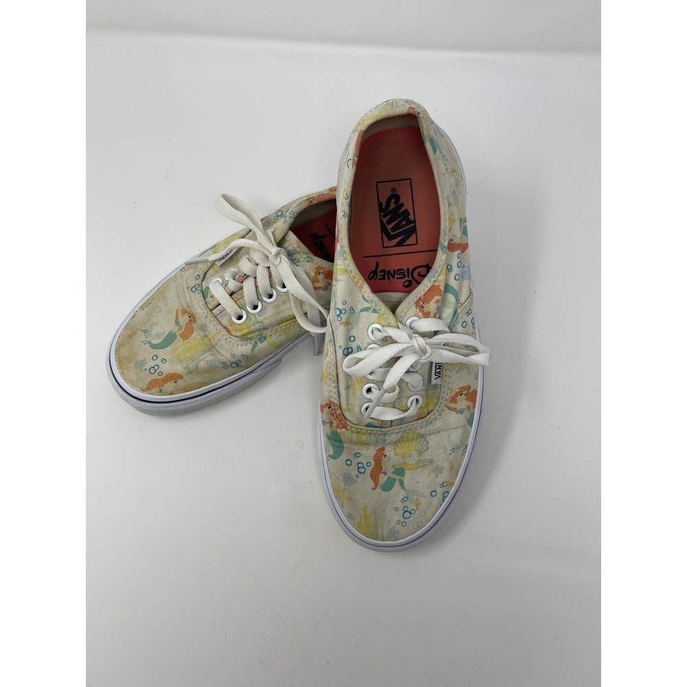 Vans x Disney Little Mermaid Classic Authentic‎ Womens Size 8 Mens 6.5 Ariel